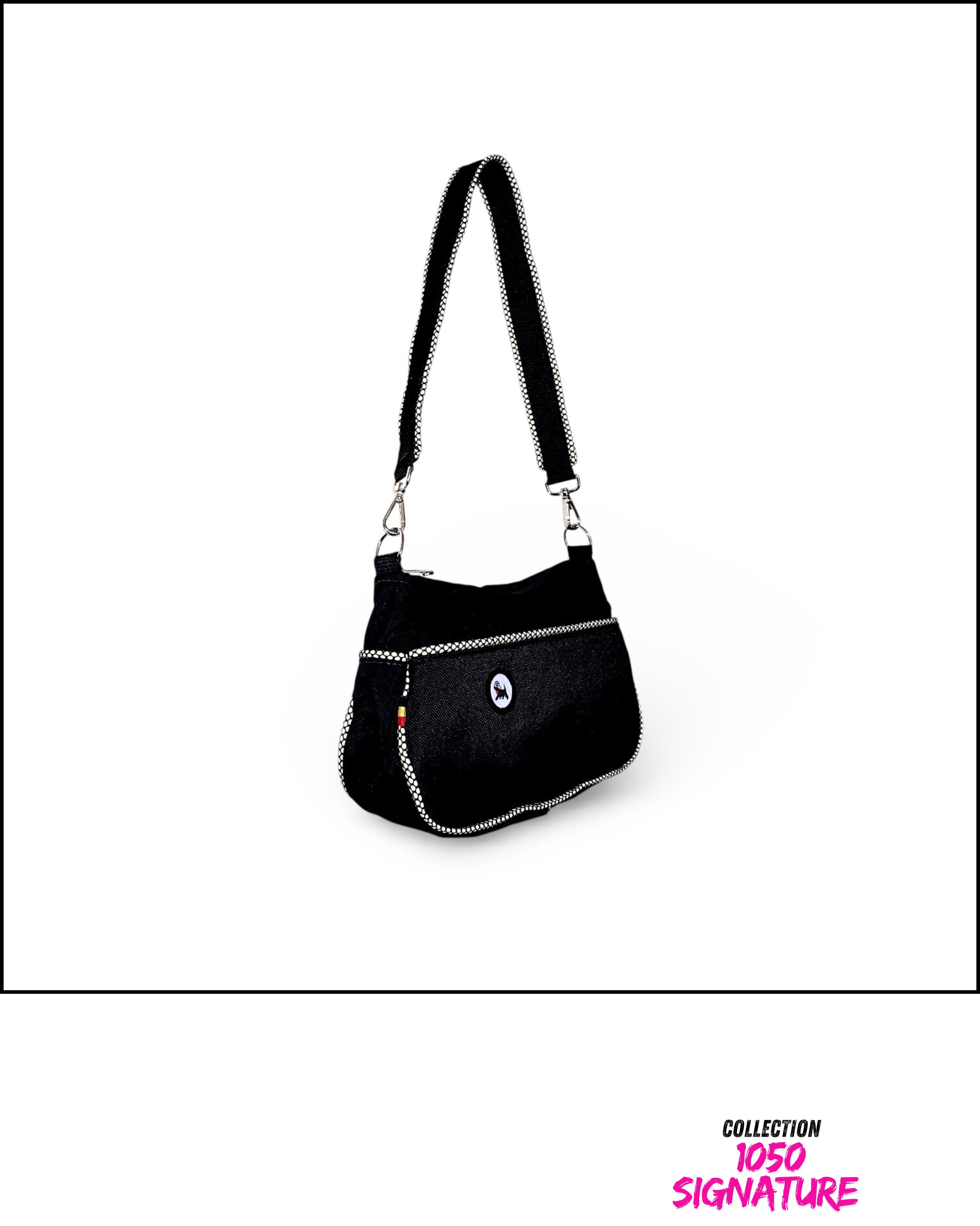 21A La collection 1050 Signature sac à main noir 