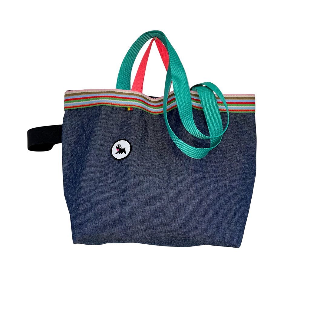 21A sac pliable en jeans 14 litres