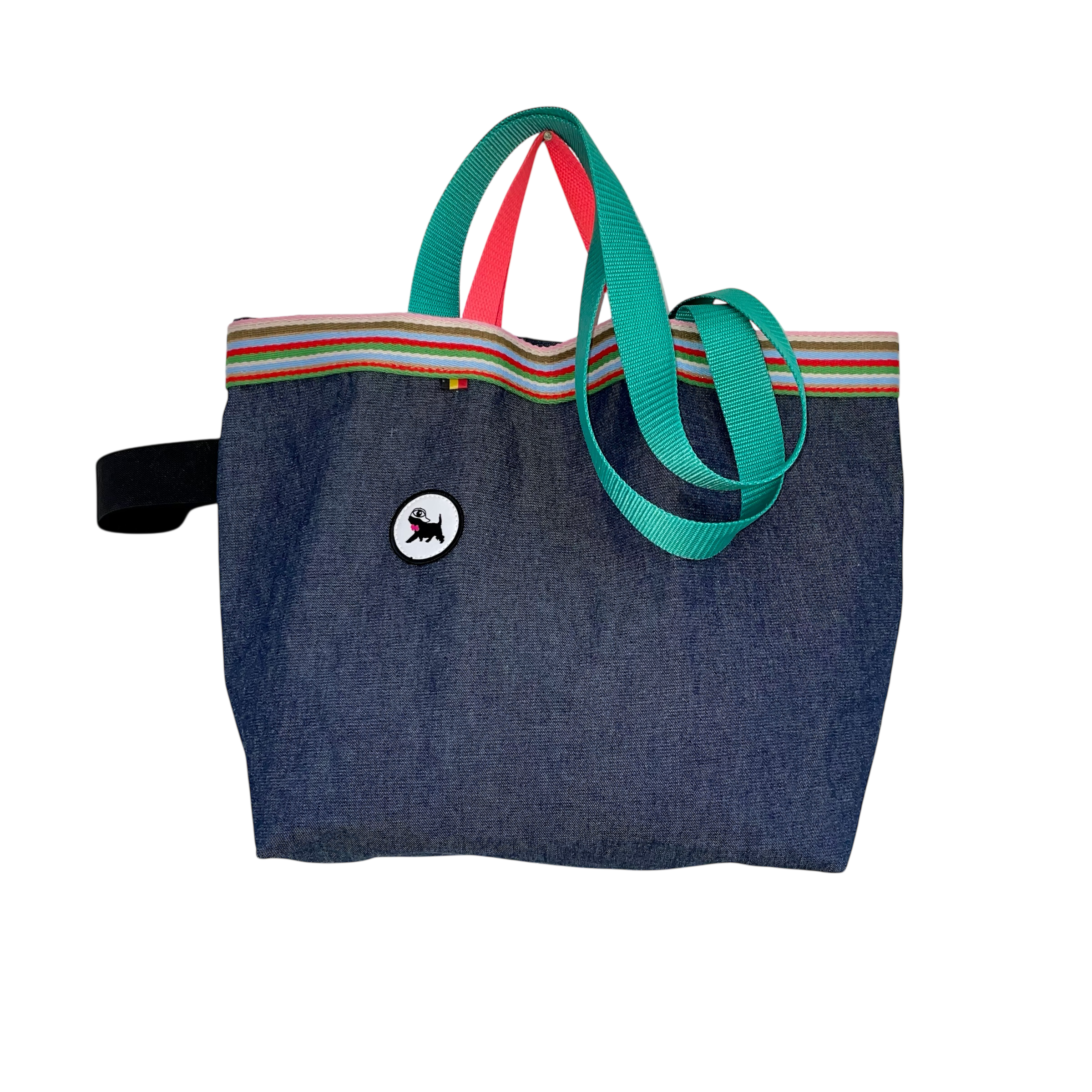 21A sac pliable en jeans 14 litres