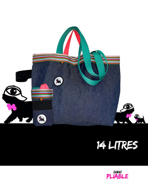 21A sac pliable jeans 14 litres 