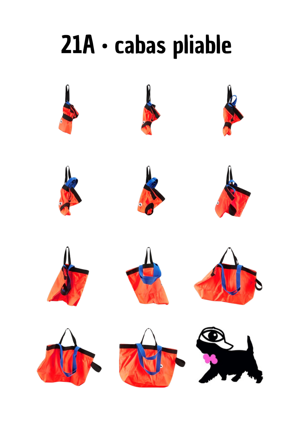 Sac de courses L, pliable, vert anis