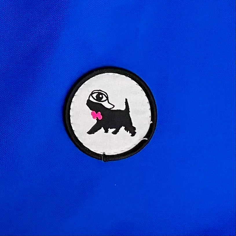 Sac de courses L, pliable, bleu roy