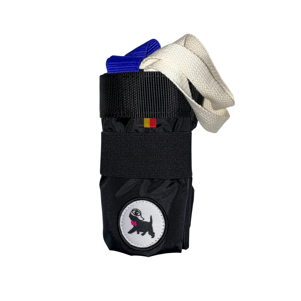 Sac de courses L, pliable, noir