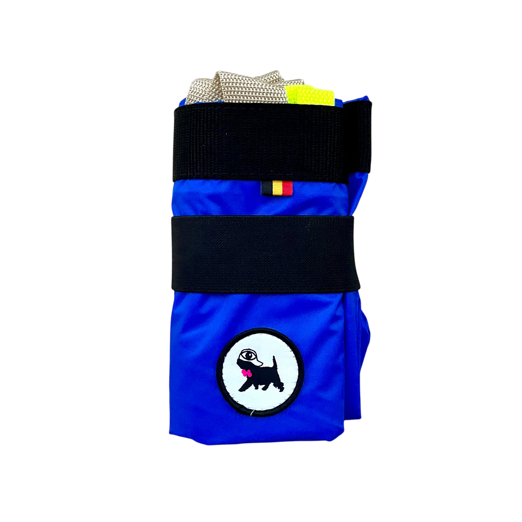 Sac de courses L, pliable, bleu roy