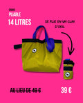 Cabas pliable 14 L - Kaki