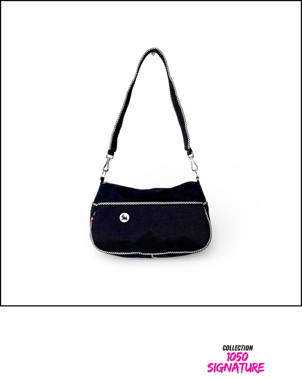 21A La collection 1050 Signature sac à main noir 