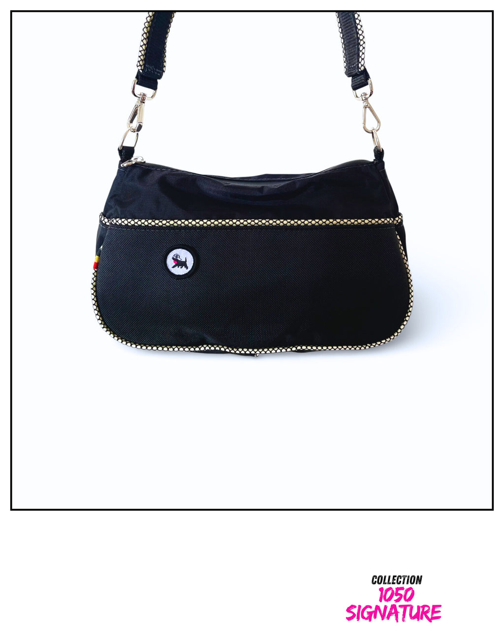 21A La collection 1050 Signature sac à main noir 